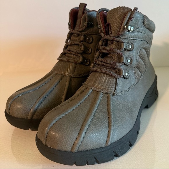 Easy Dry by Easy Street Stormy Waterproof Lace-Up Boots Gray Women’s 6.5M EUC - Picture 4 of 10